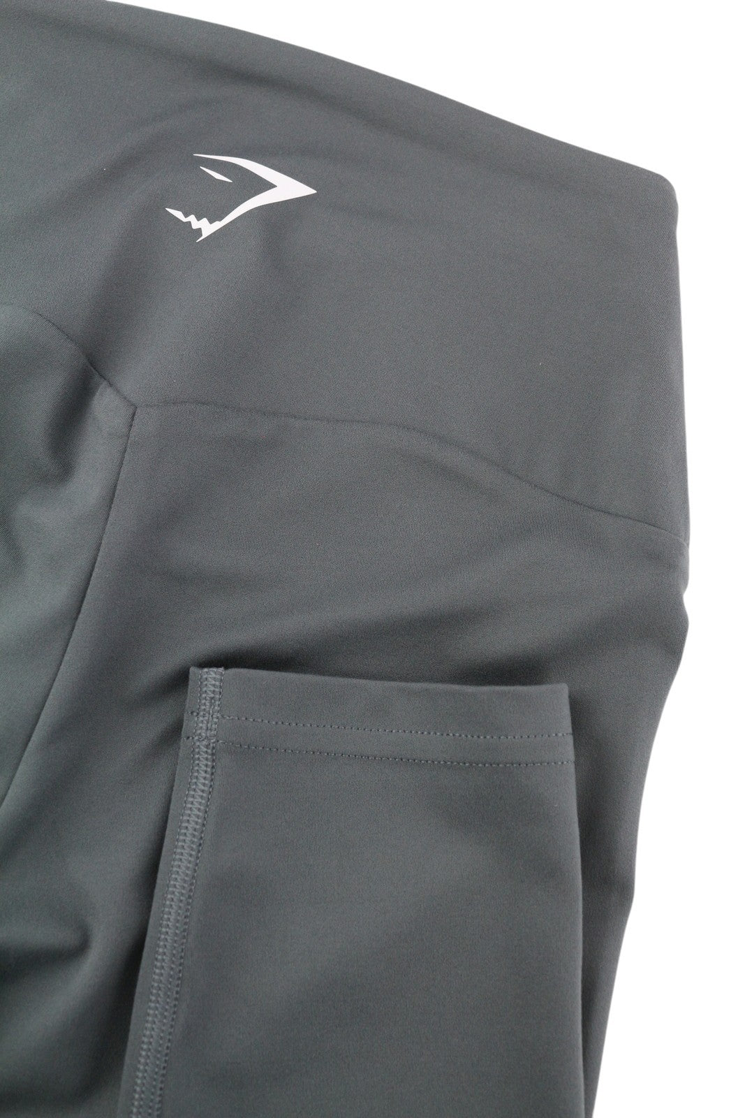 GYMSHARK B1A1V Women Leggings XS Grey 7/8 Length High Waist Sport Fit