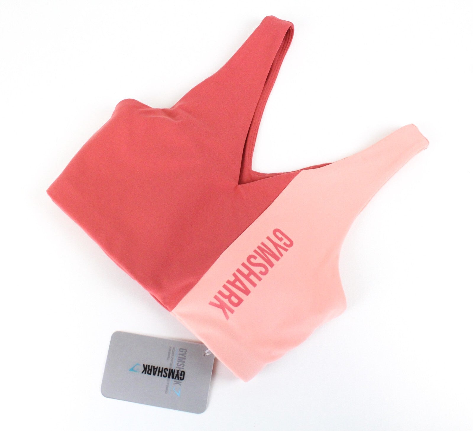 GYMSHARK Women`S Set XS Pink Sports Bra & Cropped Leggings Stretch 2 Pc  Gim