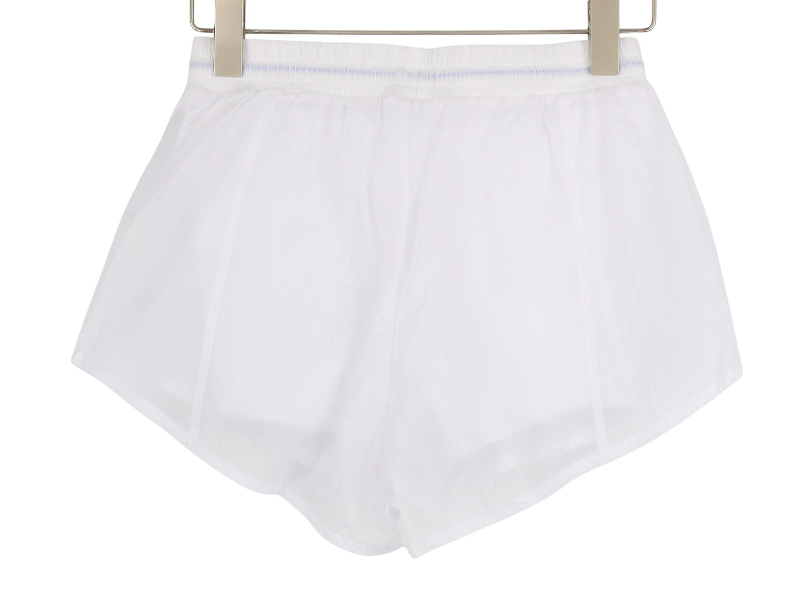 GYMSHARK Pulse Women Shorts XS White 2in1 Mid Rise Adjustable Back Shape