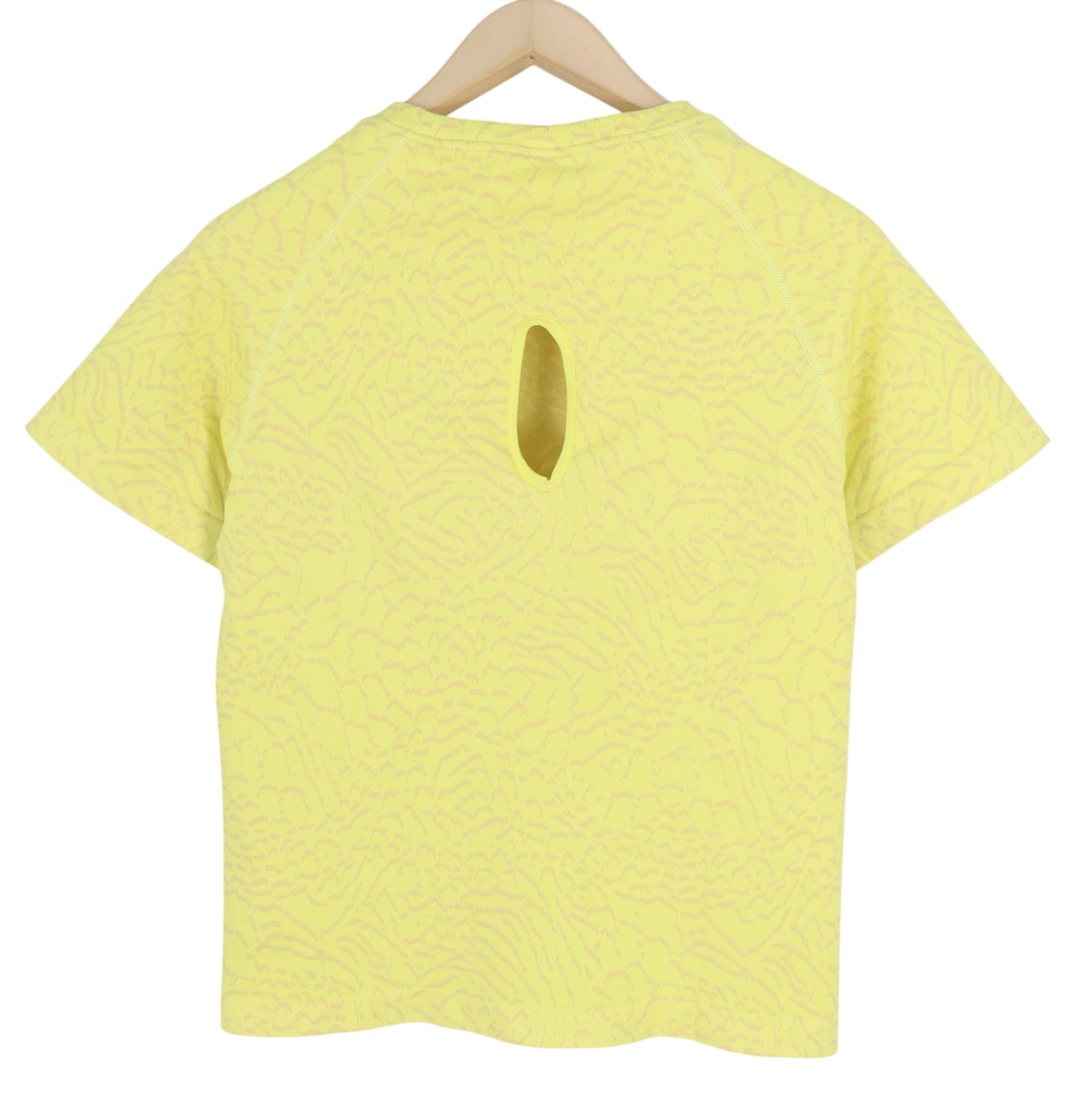 GYMSHARK B3A2S Women T-Shirt 2XL Seamless Animal Print Stretch Short Sleeve