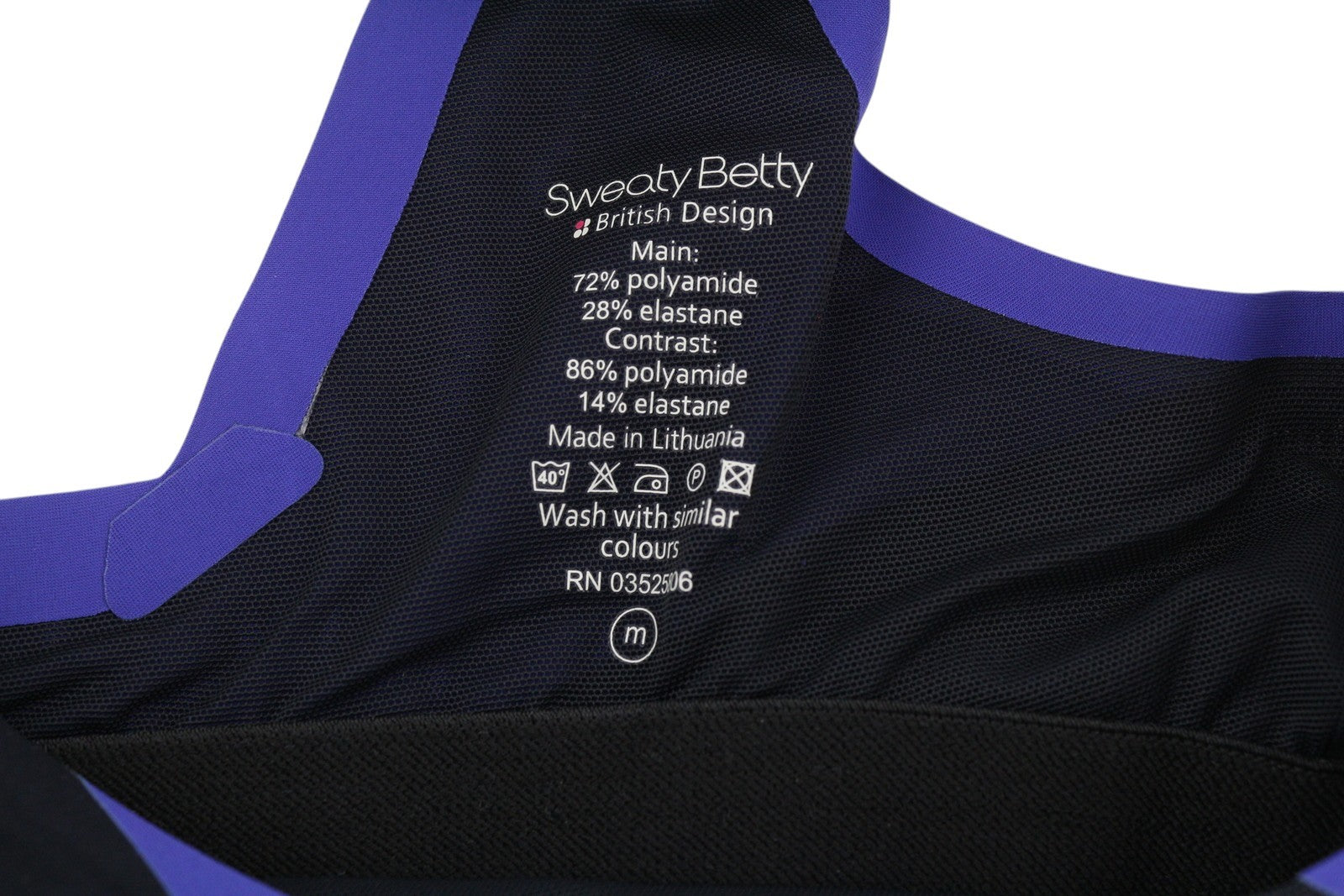 SWEATY BETTY Devant Dance Leotard Women Jumpsuit M Stretch Cut-Out Back Style