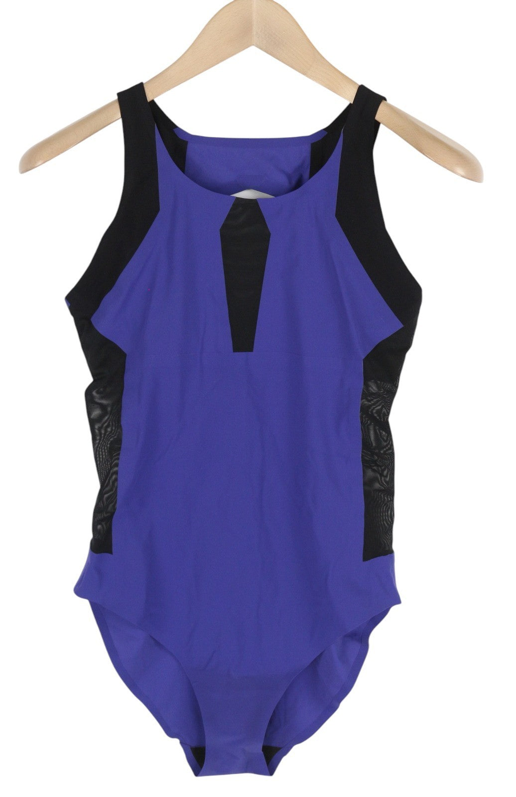 SWEATY BETTY Devant Dance Leotard Women Jumpsuit M Purple Stretch Cut-Out Style