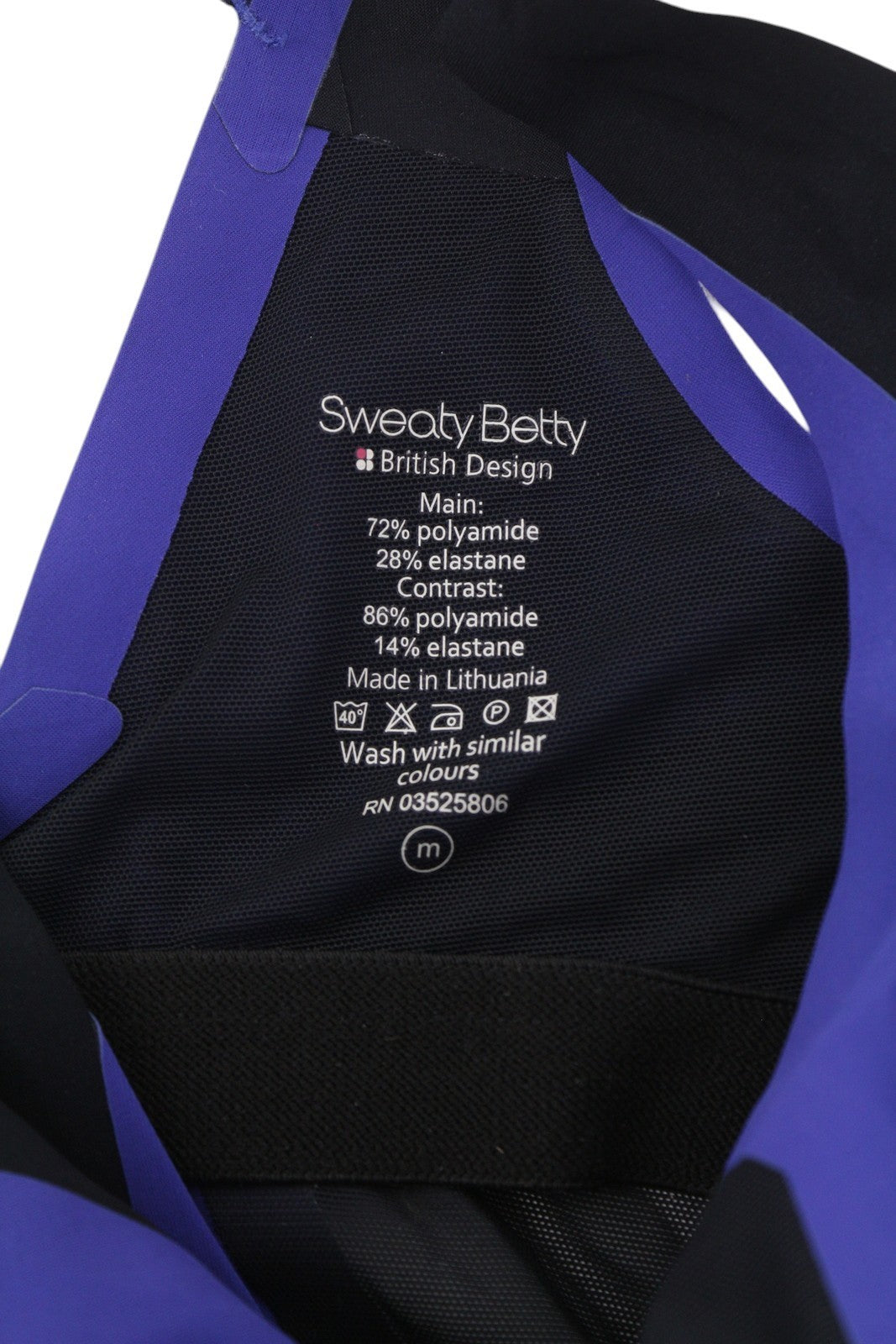 SWEATY BETTY Devant Dance Leotard Women Jumpsuit M Purple Stretch Cut-Out Fit