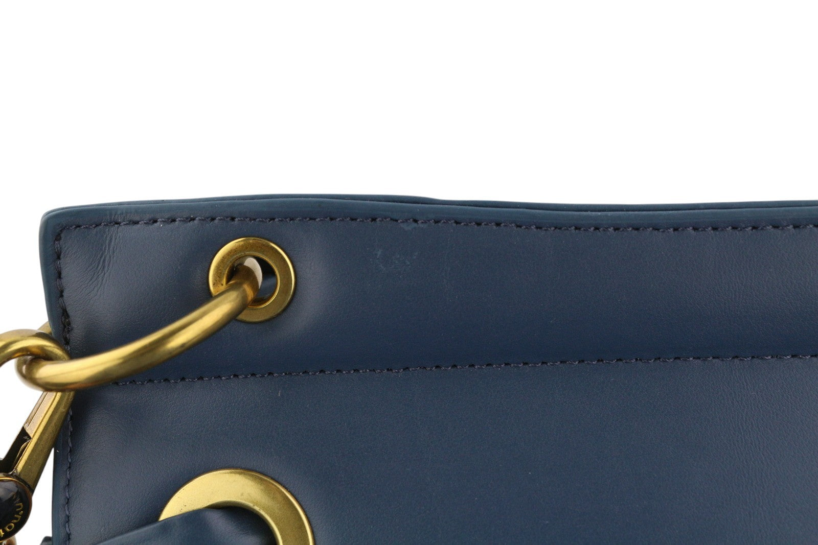 NAT & NIN Vittoria Women Bag OS Blue Leather Strap Crossbody Detachable Logo