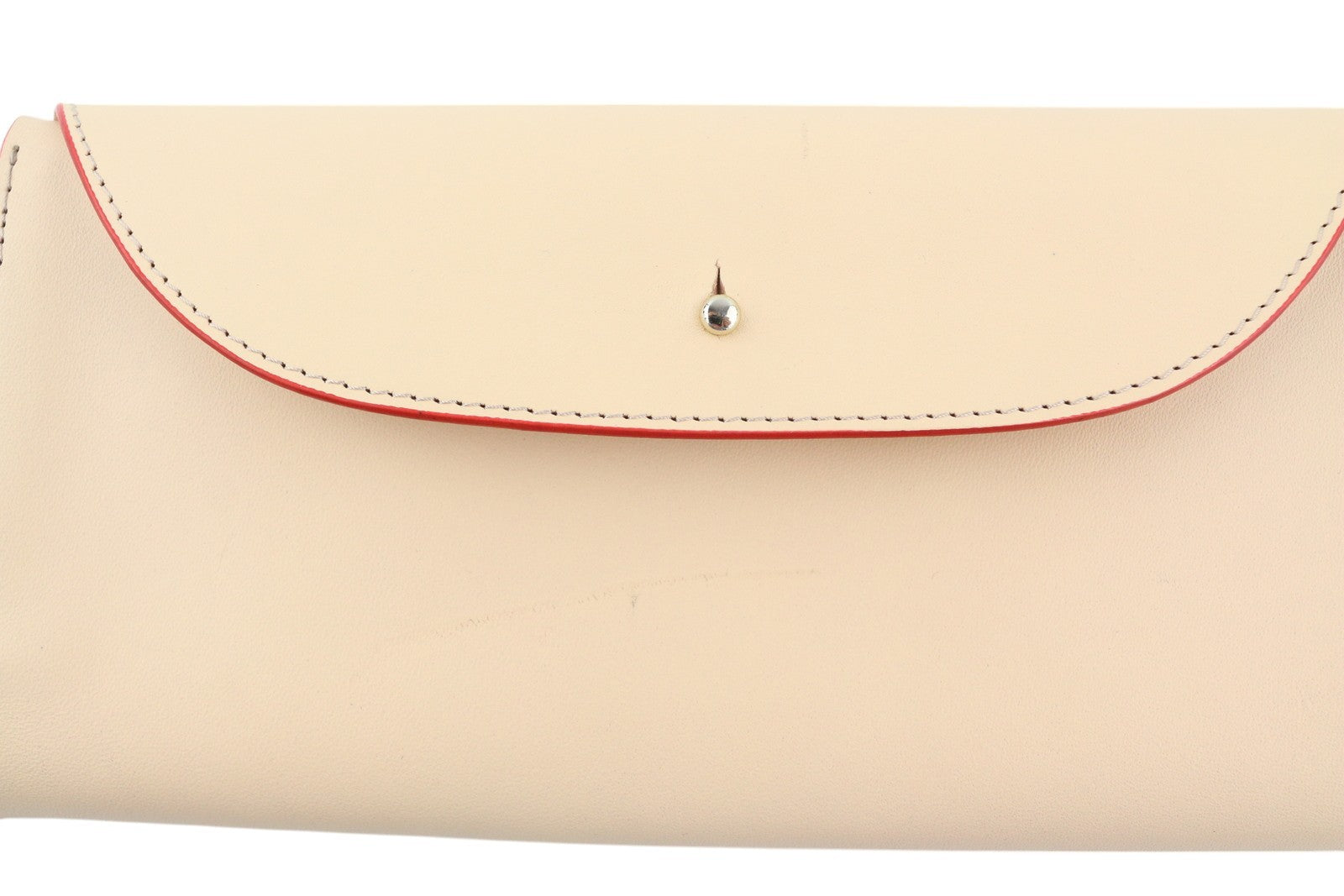 COMPTOIR DES COTONNIERS Fiery Stripes Women Wallet OS Beige Leather Press Stud