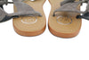 Grey Leather Sandals