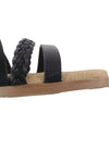 Black Leather Sandals