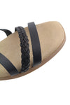 Black Leather Sandals