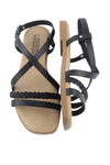 Black Leather Sandals