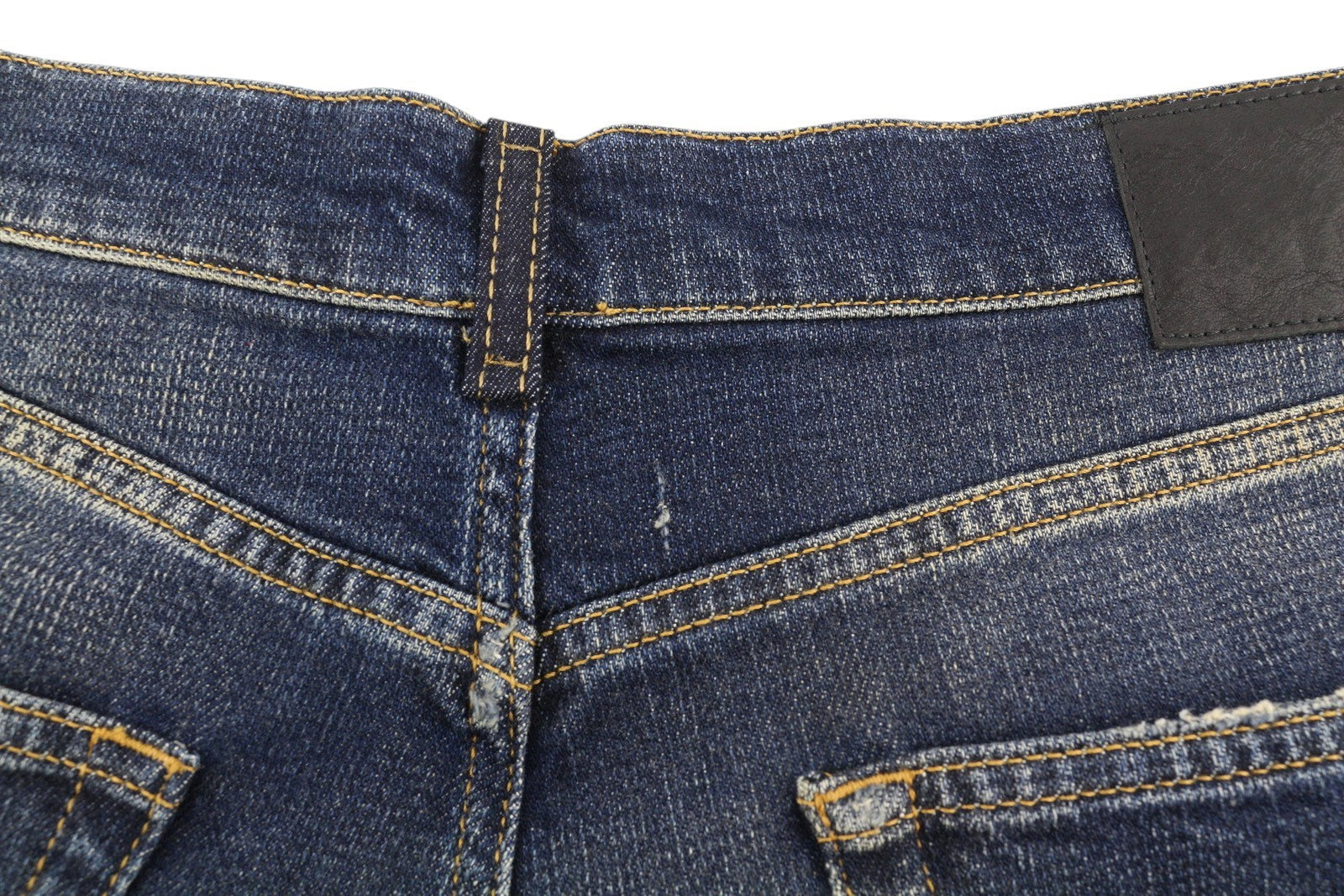 R13 Jesse Women Jeans 34 Ansel Blue Drop Crotch Loose Fit Baggy Faded Denim