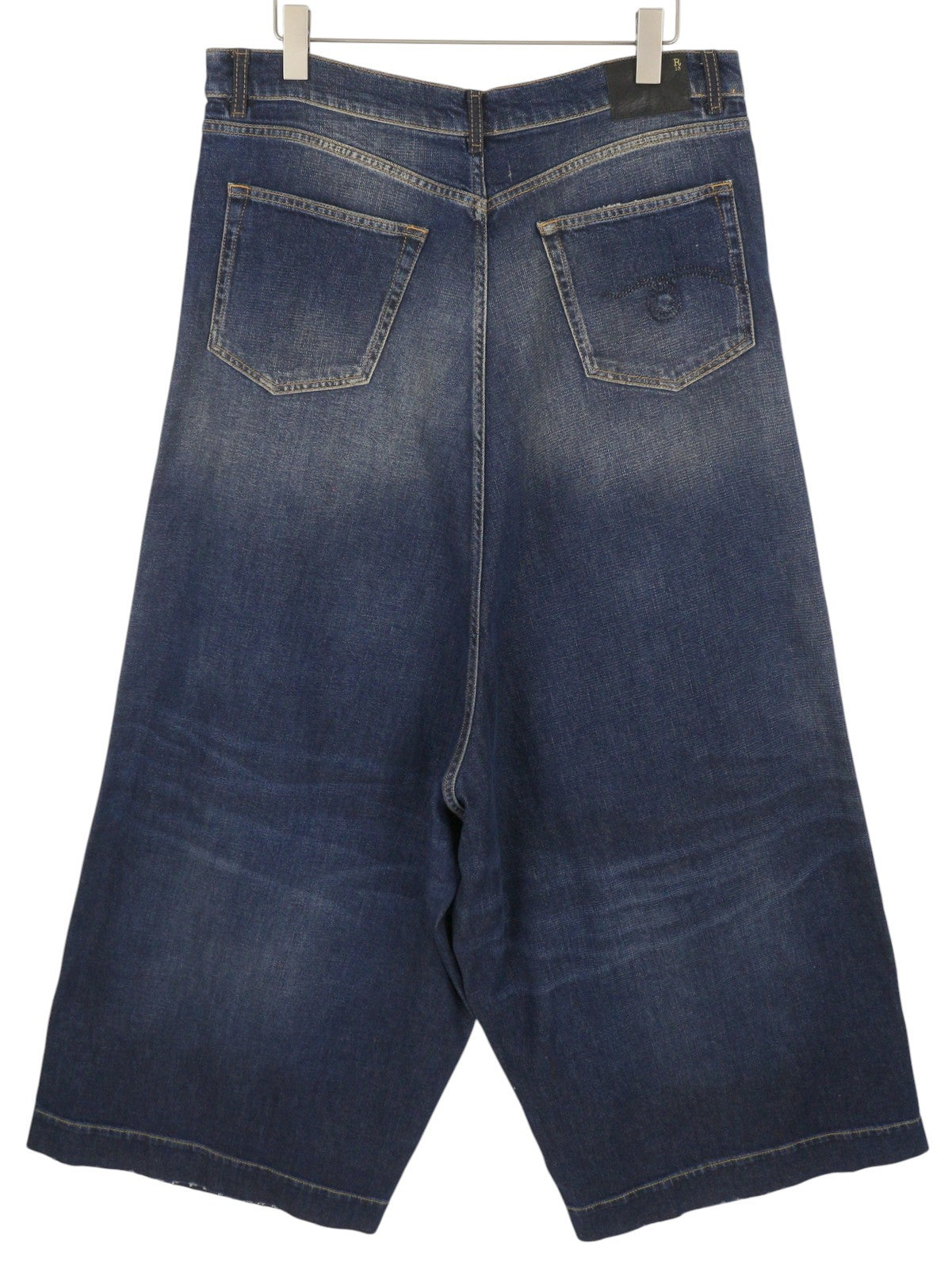 R13 Jesse Women Jeans 34 Ansel Blue Drop Crotch Loose Fit Baggy Faded Denim