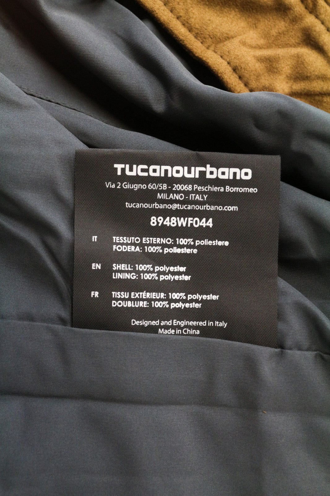 TUCANO URBANO Posiscion Women's Jacket IT44 Brown Suede Breathable Motorcycle