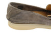 Grey Leather Casual Shoes
