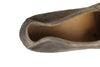 Grey Leather Casual Shoes