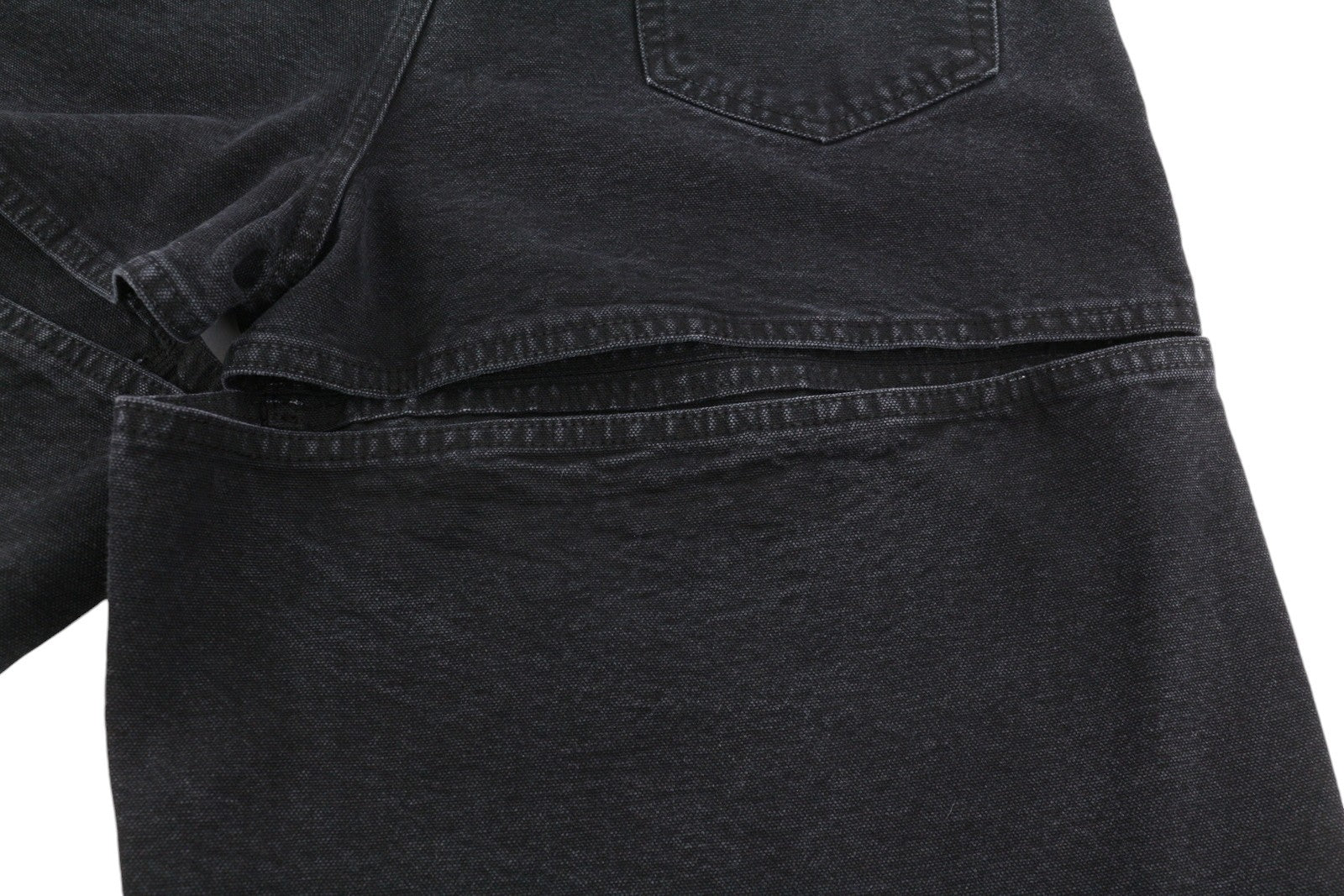 THE ATTICO Women Jeans 27 Black Loose Baggy Fit Cut-Out Details FW25 RRP590