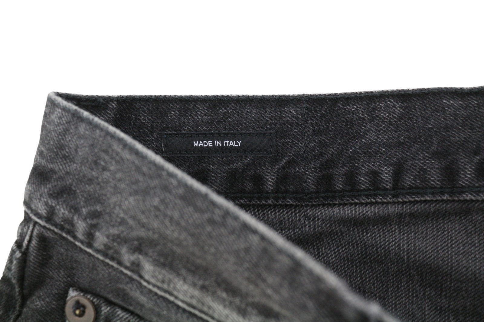 R13 Crop Wide Leg Women Jeans 27 Wilson Black Distress Ankle Length PS25 RRP695