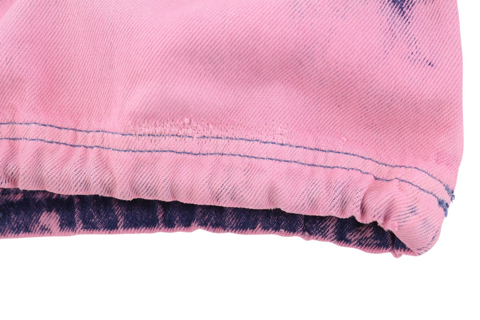 DARKPARK Vivi Cargo Denim Women Jeans 26 PB Pink & Blue Wide Leg Relaxed Fit