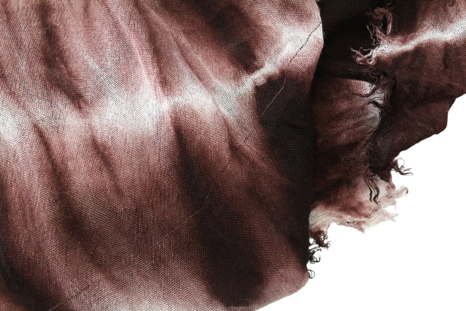 SCOTCH & SODA Women's Scarf OS Brown Tie Dye Lightweight Casual Unisex