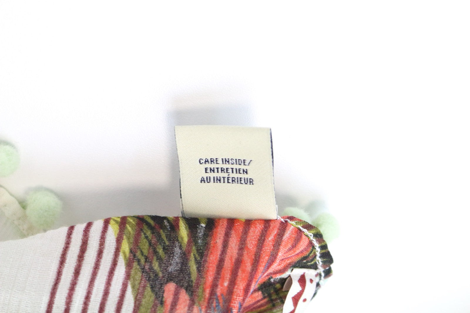 SCOTCH R'BELLE Women's Scarf OS Green Knit Girls Floral Summer Beachwear