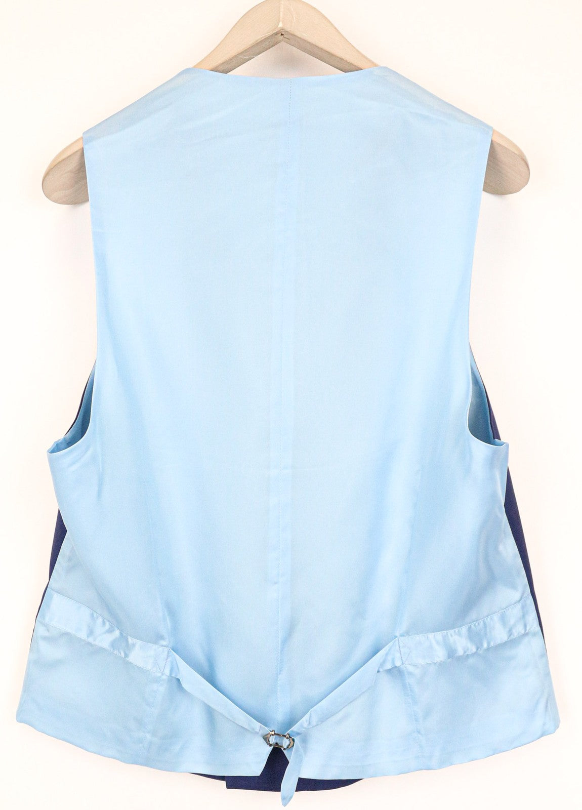 SUITSUPPLY La Spalla Men's Suit UK42R Blue Wool 2Pc Blazer Waistcoat Formal