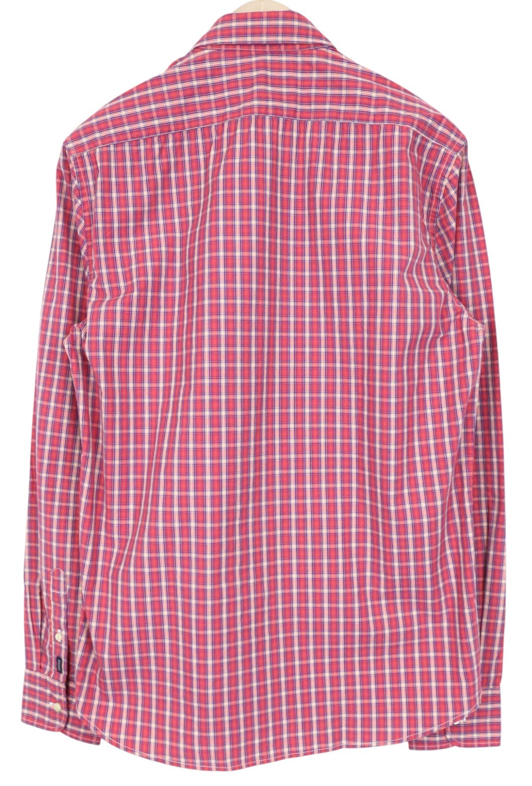 SCOTCH & SODA Ams Couture Men's Shirt L Red Checked Pure Cotton Pocket Detail