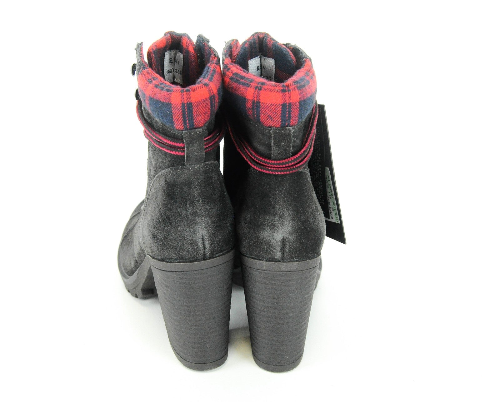 REPLAY Womens Heels Boots EU36 Brown Suede Lace Casual Heel Footwear