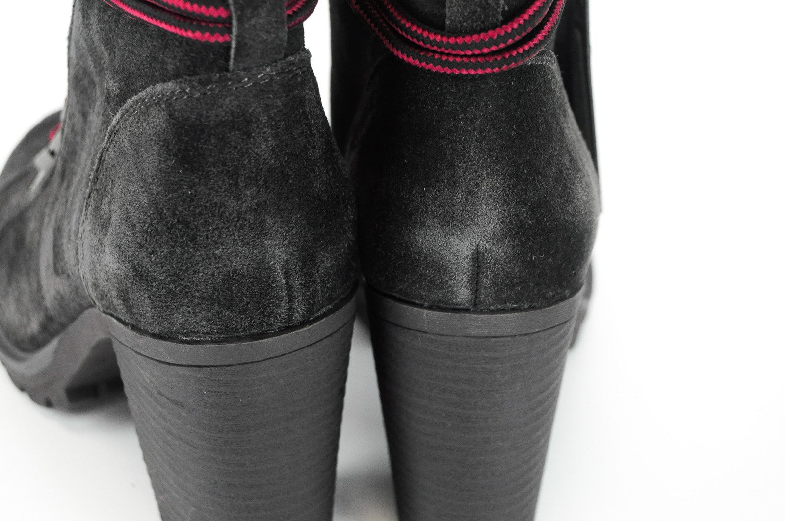 REPLAY Womens Heels Boots EU36 Brown Suede Lace Casual Heel Footwear