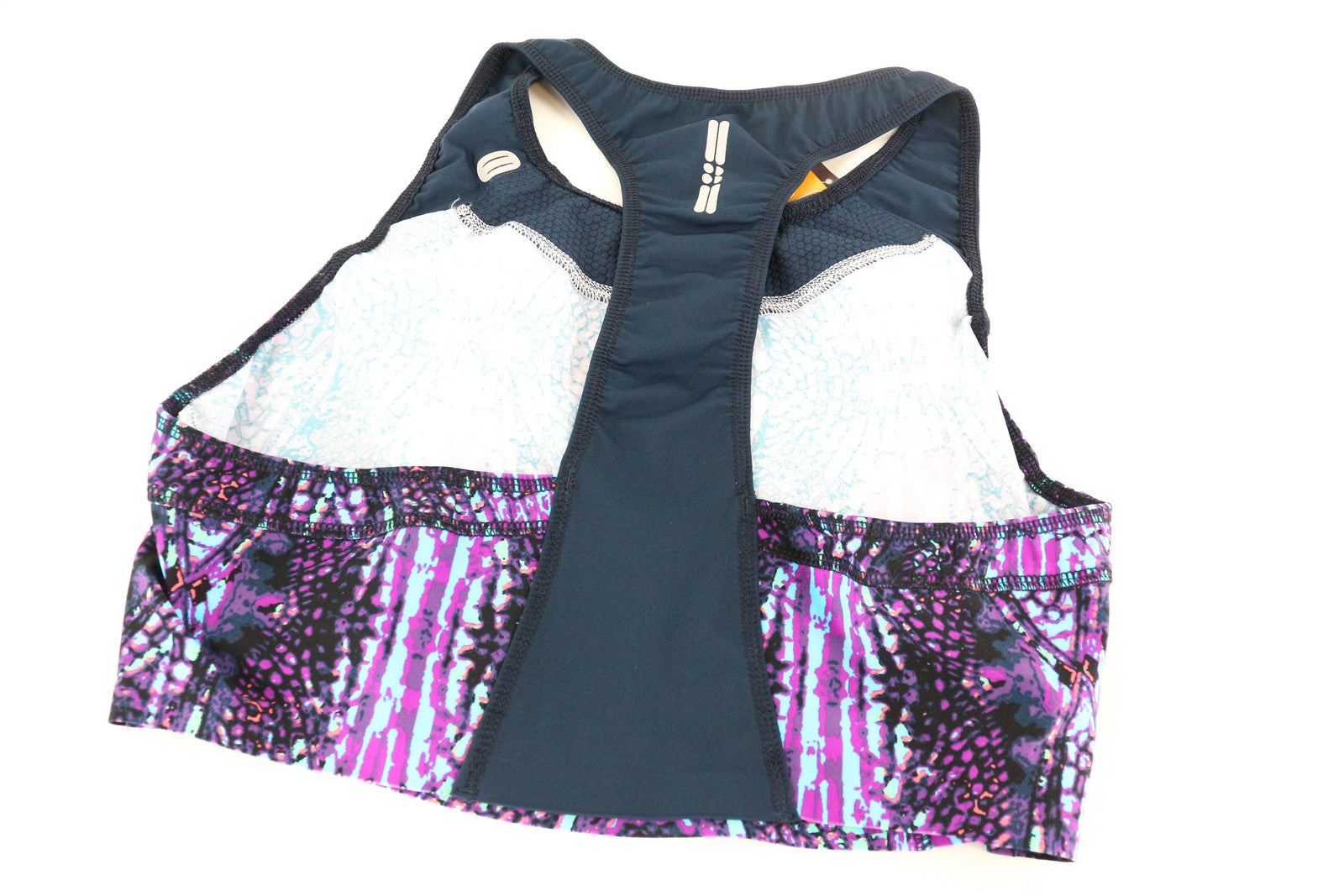 SWEATY BETTY Run Tank Women`s Top L Purple Stretch Supportive Sleeveless