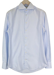 SUITSUPPLY Try On Extra Slim Fit Men Formal Shirt 38 / 15 Blue Pinstripe Button