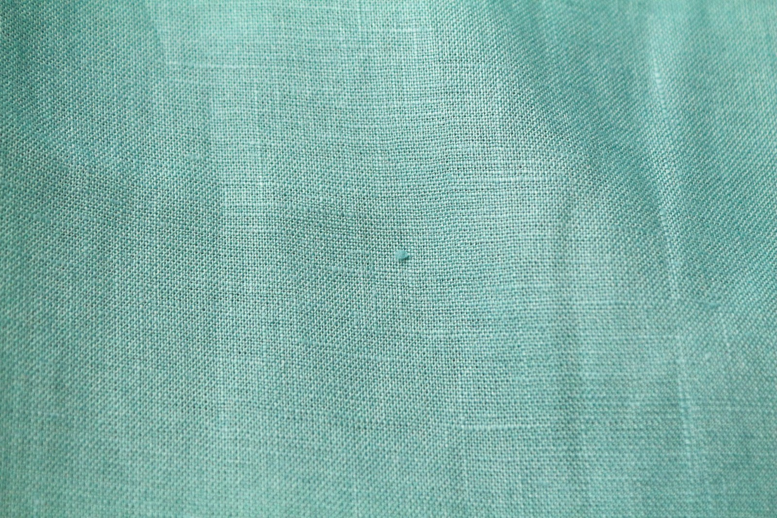 SUITSUPPLY Men's Formal Shirt 37/38/14.5/15 Slim Aqua Blue Linen Button