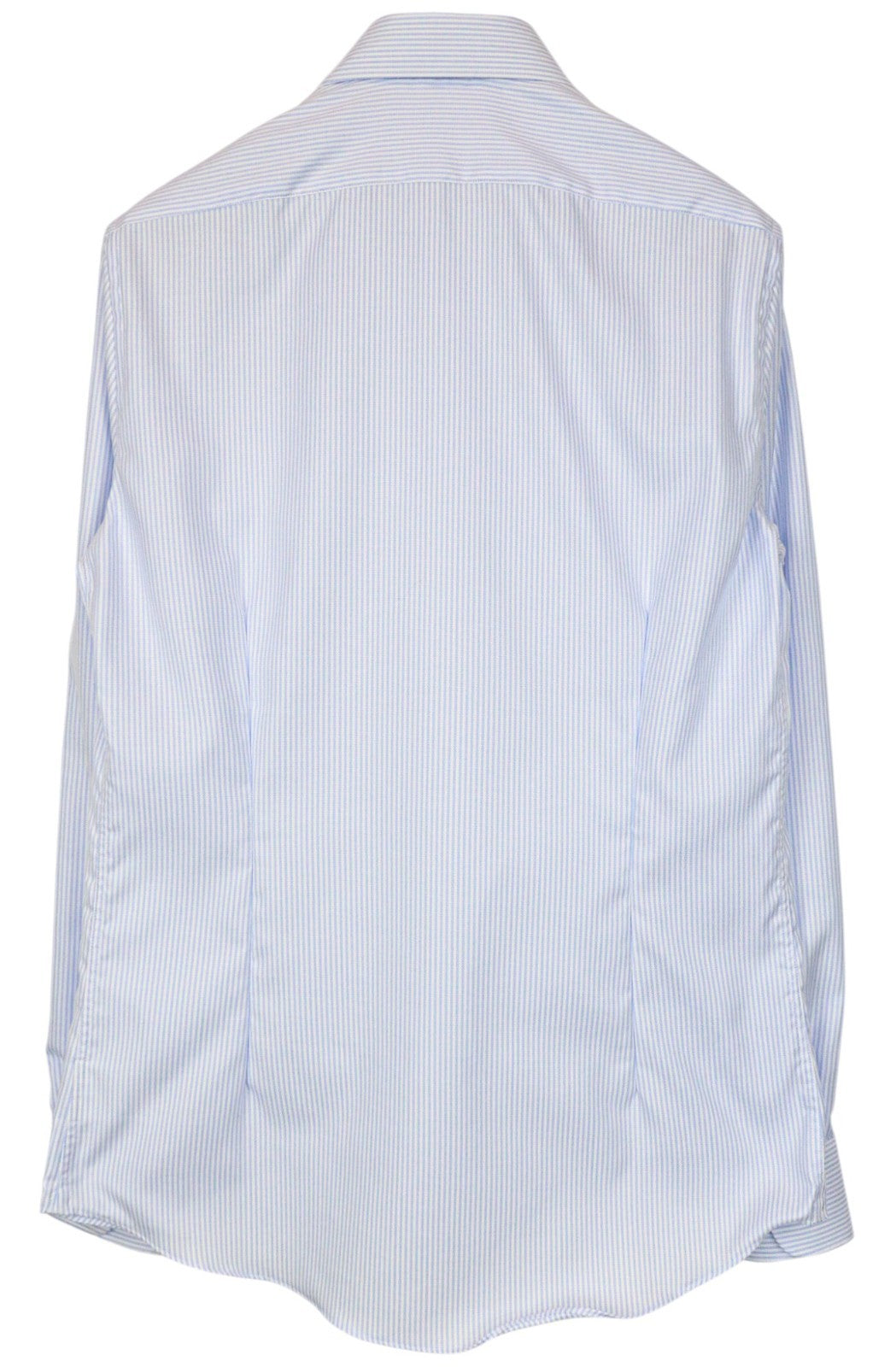 SUITSUPPLY Traveller Men's Formal Shirt 39 Extra Slim Blue Cotton Striped