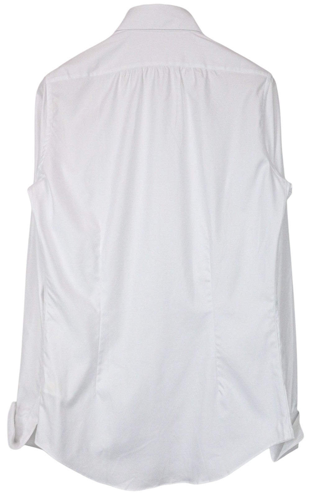 SUITSUPPLY Men's Formal Shirt XS Extra Slim White Cotton Long Sleeve Slim Fit