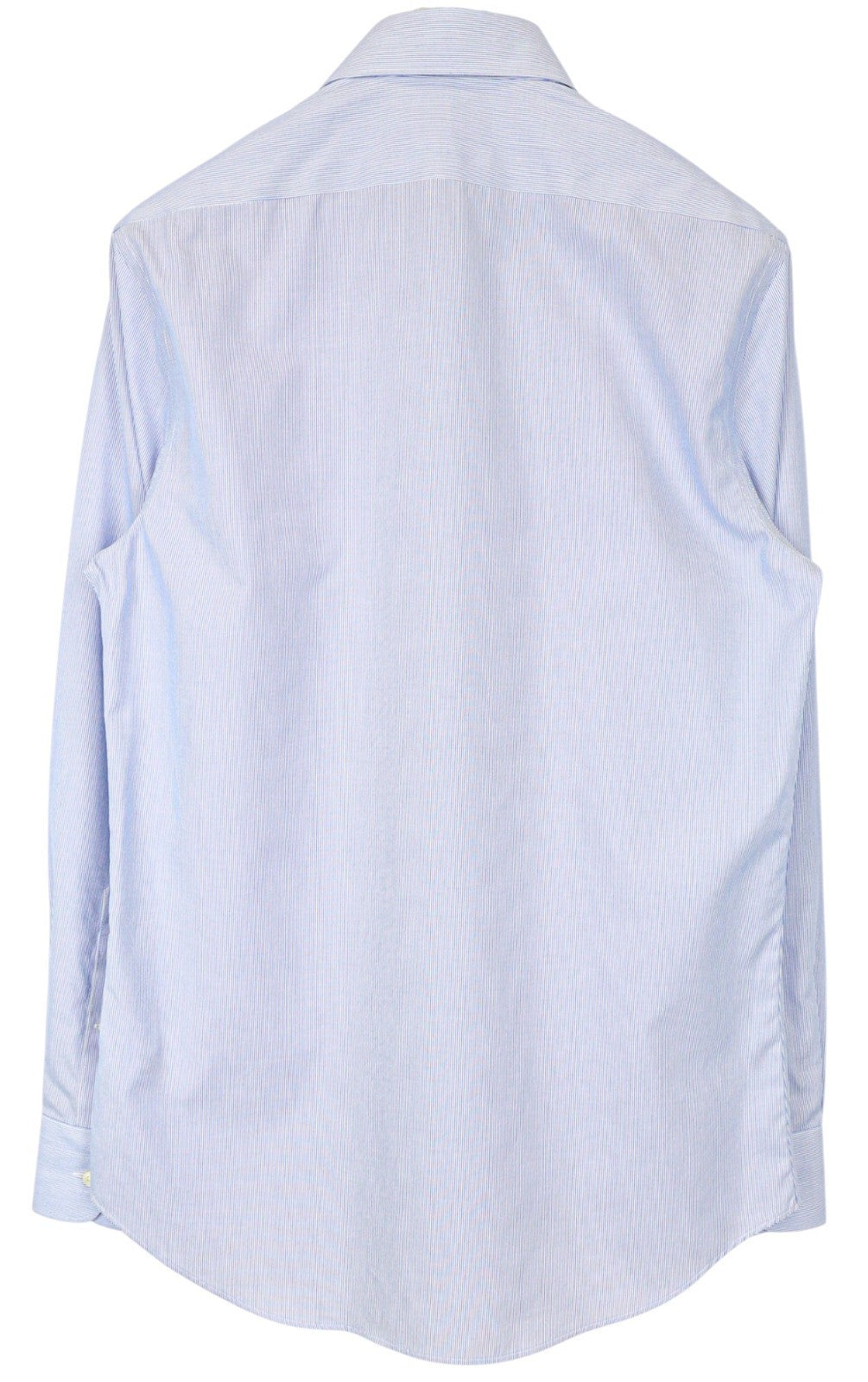 SUITSUPPLY Men's Formal Shirt 40/15.75 Extra Slim Cotton Blue Stripe Patterned