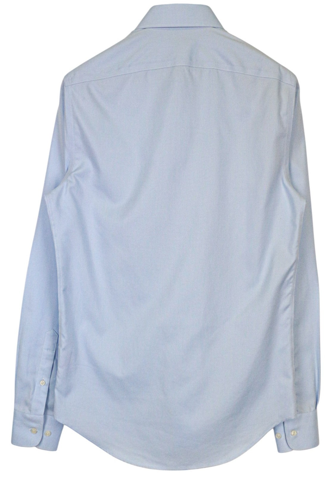 SUITSUPPLY Men's Formal Shirt 38L/15L Slim Blue Cotton Spread Collar Pure Cotton