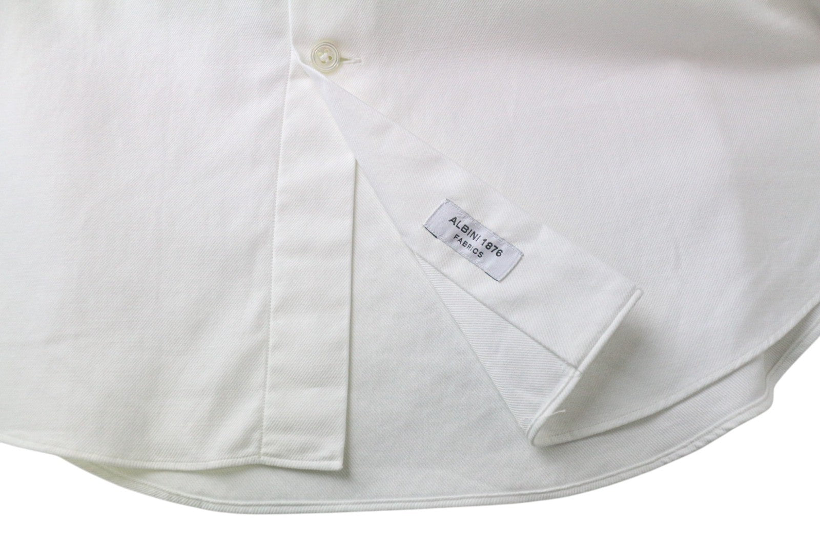 SUITSUPPLY Men's Formal Shirt S Extra Slim White Cotton Classic Pure Long Sleeve