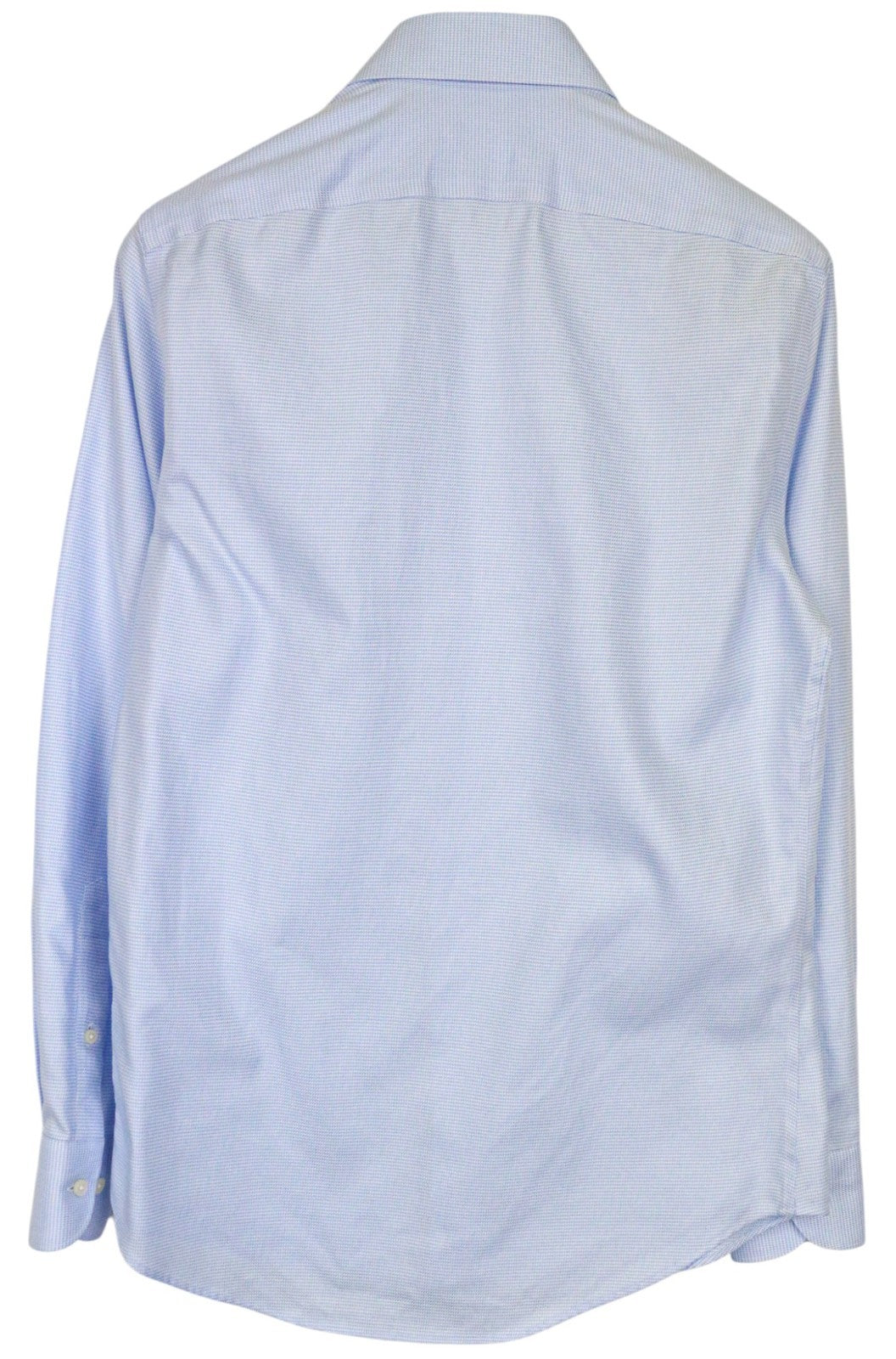 SUITSUPPLY Traveller Men's Formal Shirt 37/14 1/2 Slim Blue Cotton Twill