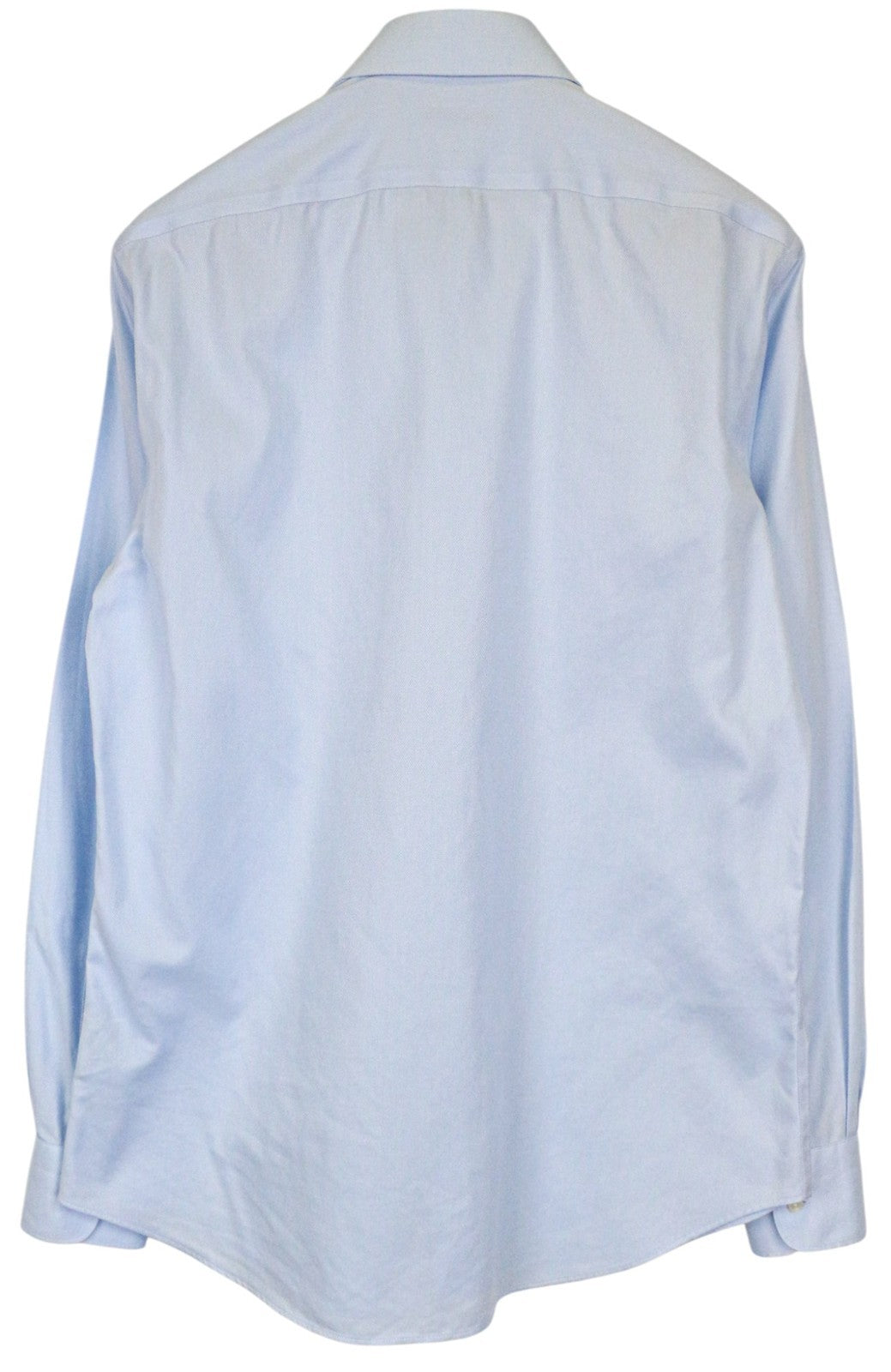 SUITSUPPLY Men's Formal Shirt 39/15 1/2 Slim Oxford Melange Blue Pure Cotton