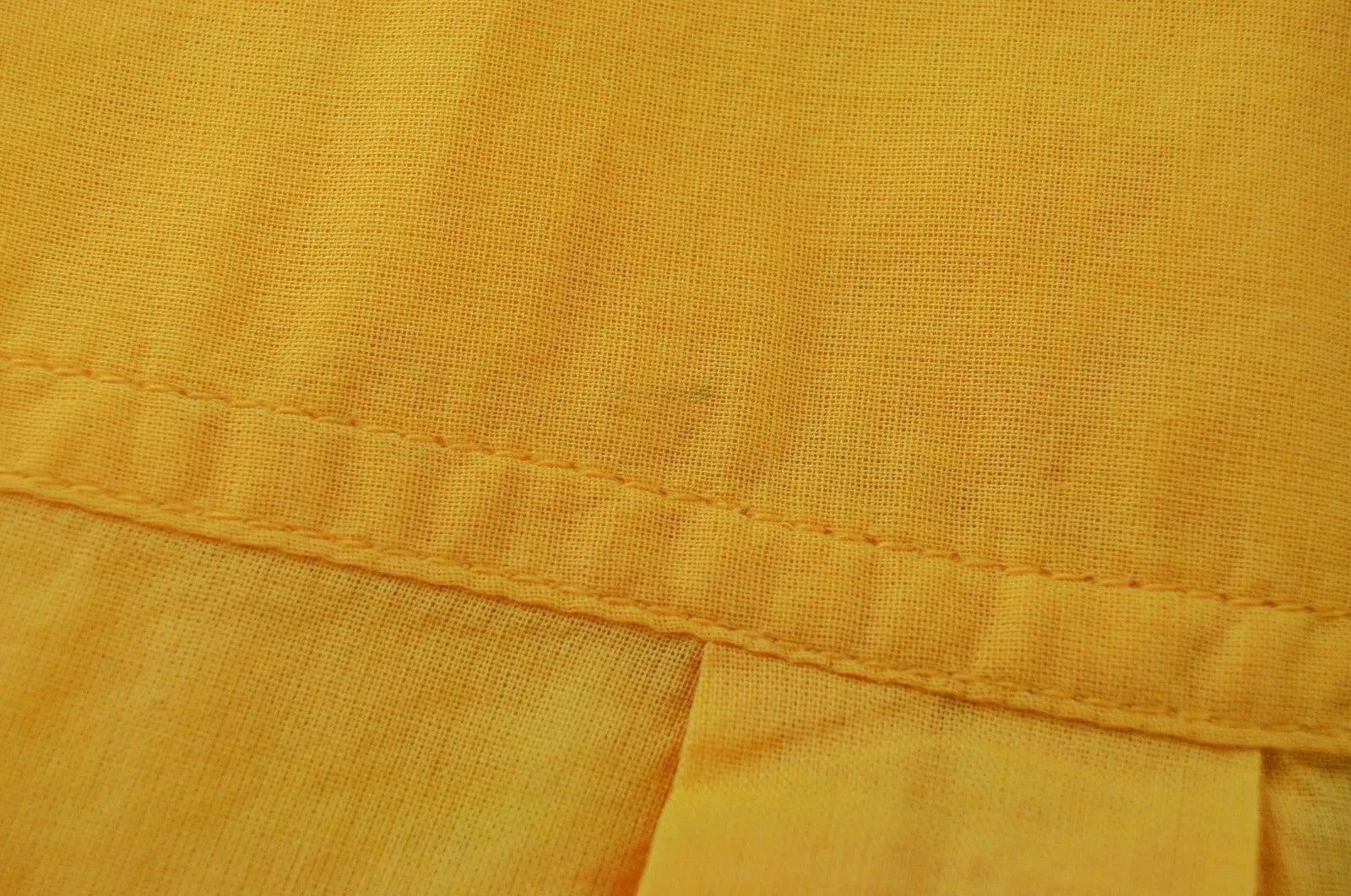 MAISON SCOTCH Women's Shirt XS Yellow Cotton Long Sleeve Spread Collar Blouse