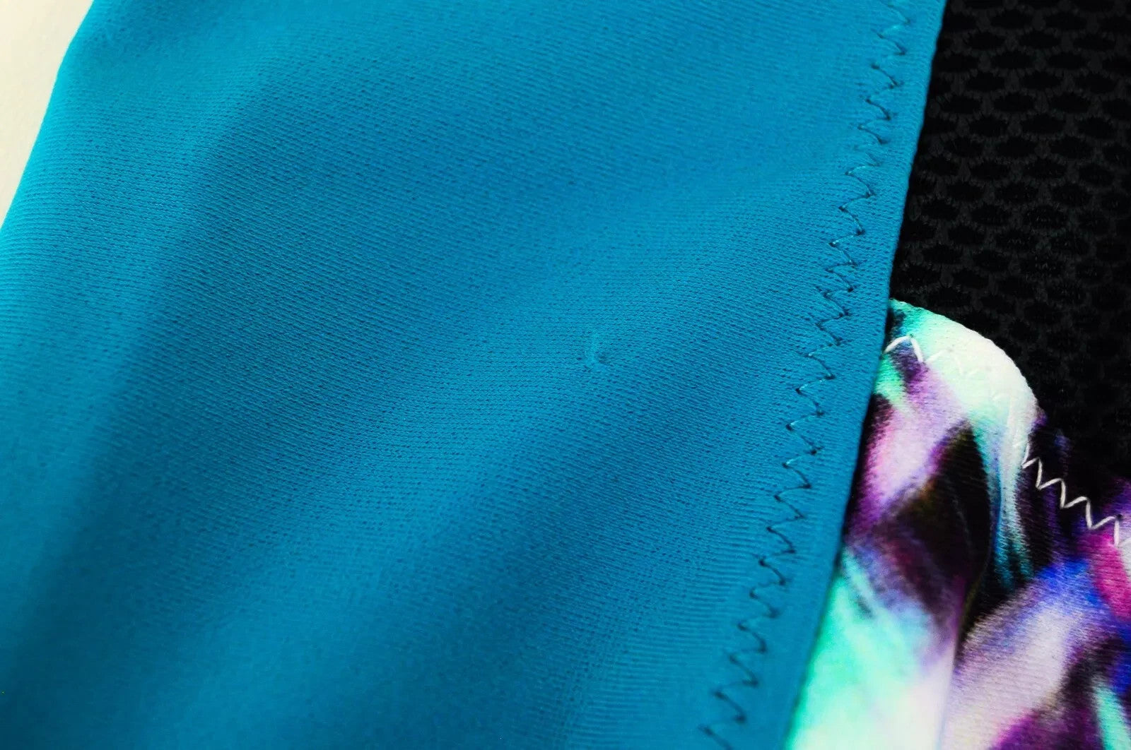 SWEATY BETTY Aquaglide Women's Swimsuit M Blue Printed Stretch One Piece