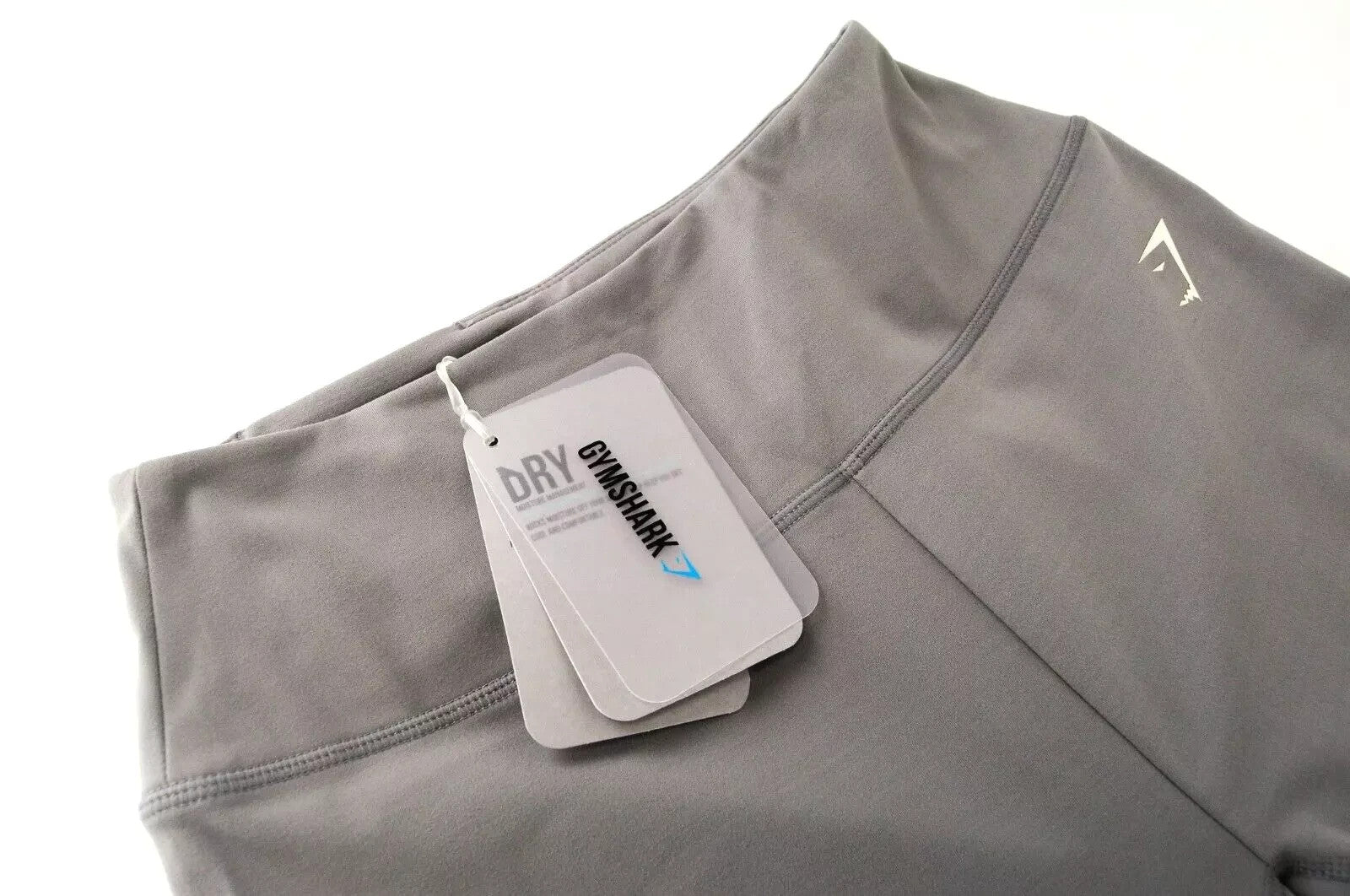 GYMSHARK Dreamy Women's Leggings S Slate Grey Stretch Logo Active Gym Pants