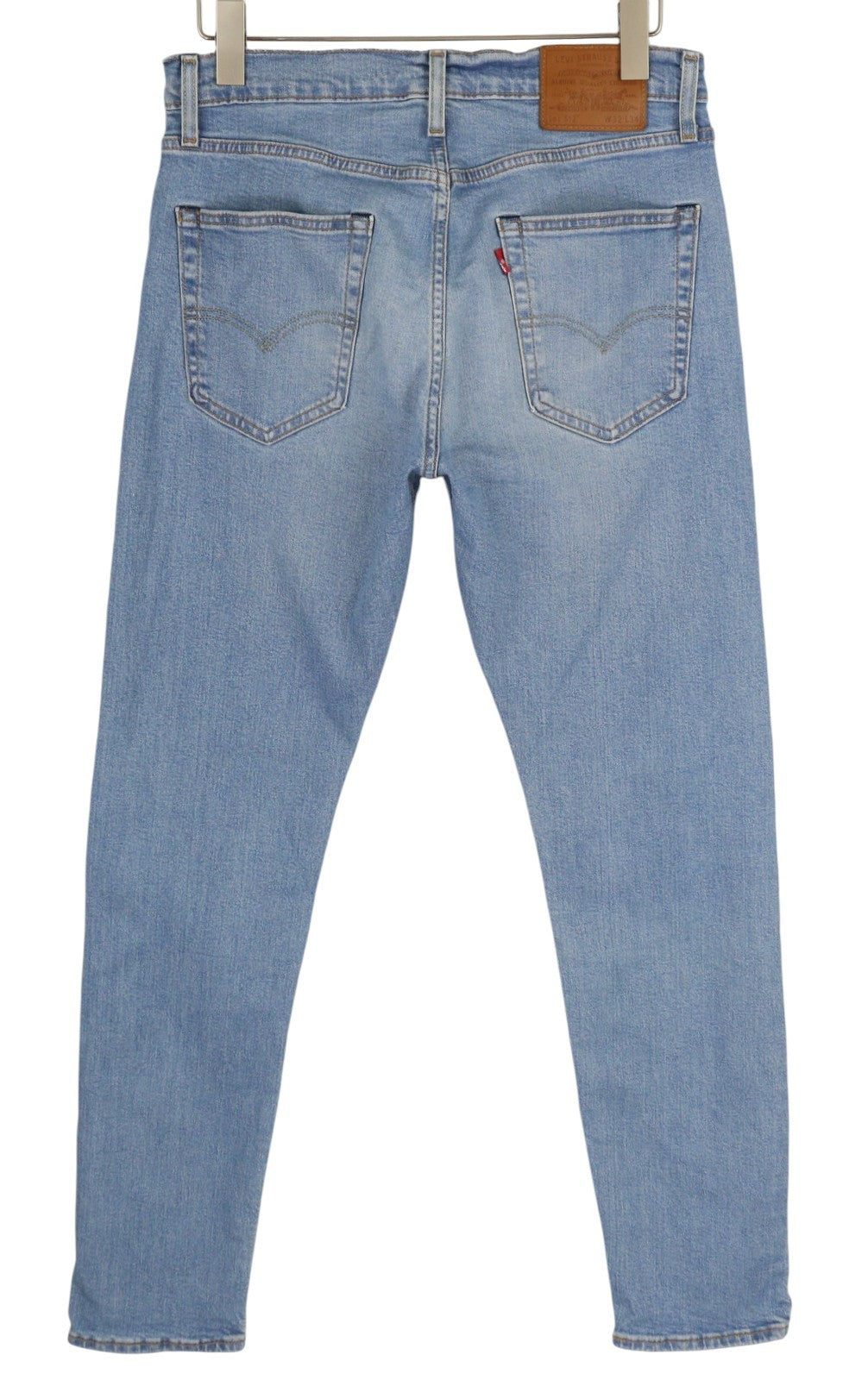 LEVI'S 512 Men's Jeans W32/L34 Washed Blue Slim Taper Big E Denim Zip Fly