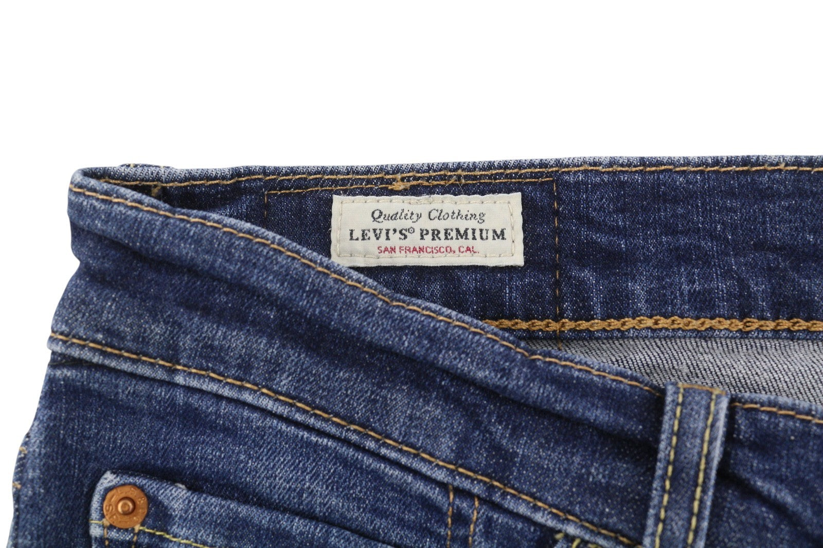 LEVI'S 511 Men's Jeans W32/L32 Blue Denim Slim Fit Big E Zip Fly Pants