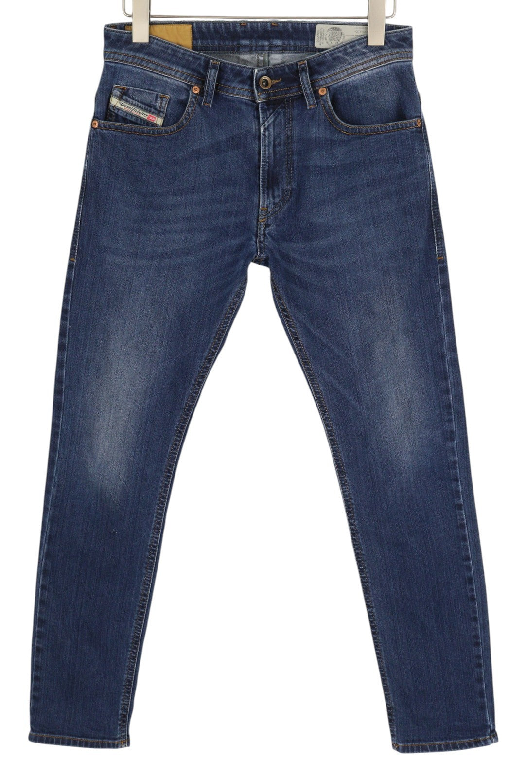 DIESEL Thommer 084BU Men Jeans W30/L30 Blue Washed Skinny Slim Stretch Denim