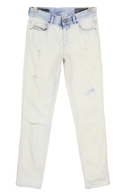 DIESEL D.N.A. Sandy 0674A Women's Jeans W25/L32 Distressed Slim Straight Fit