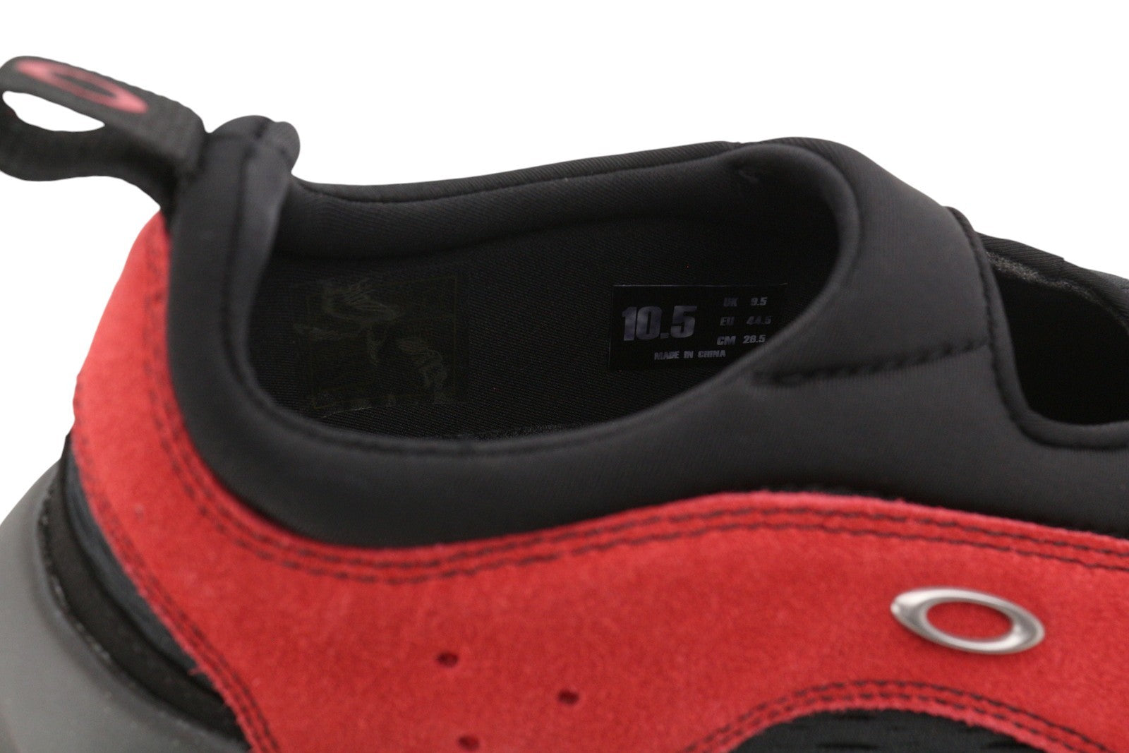 OAKLEY Factory Team Suede Flesh Men Sandals EU44.5 Lava Black Ortholite RRP190