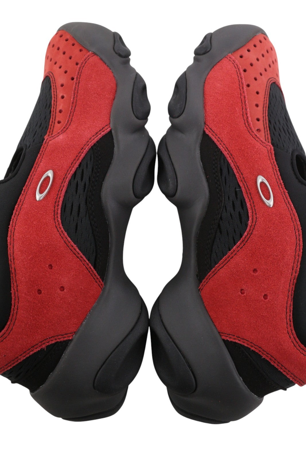 OAKLEY Factory Team Suede Flesh Men Sandals EU44.5 Lava Black Ortholite RRP190