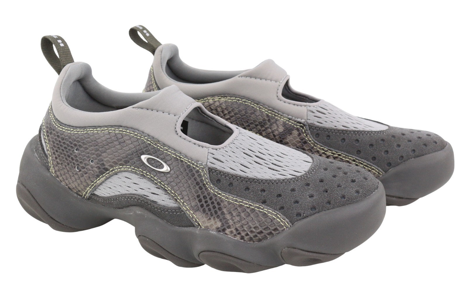 OAKLEY Factory Team x Brain Dead Python Flesh Men Sandals EU41 Pavement Grey