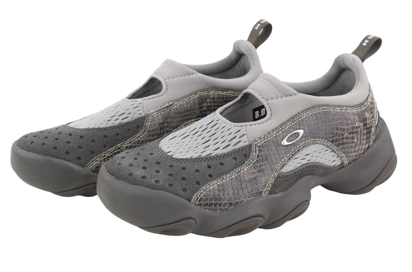 OAKLEY Factory Team x Brain Dead Python Flesh Men Sandals EU41 Pavement Grey