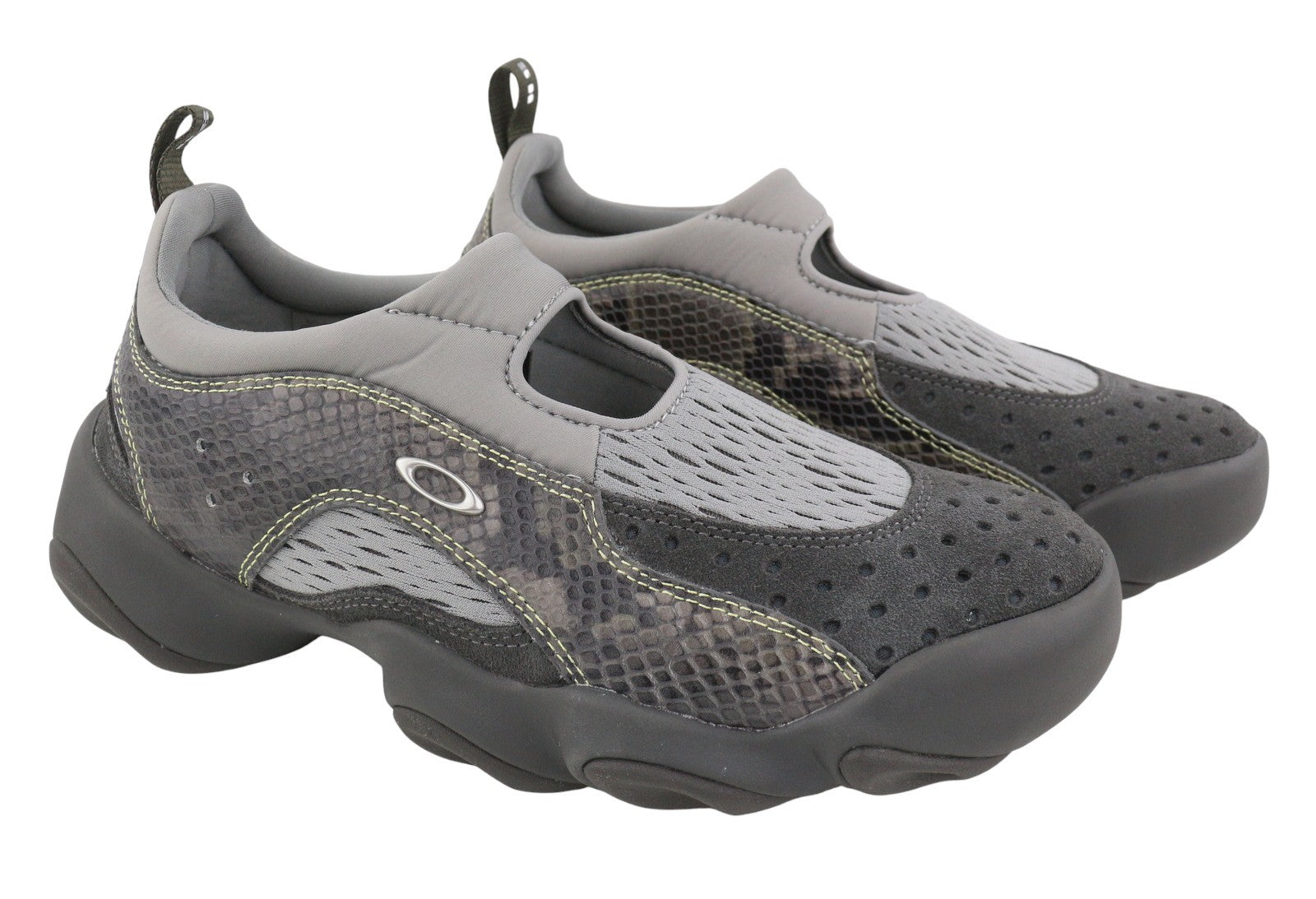 OAKLEY Factory Team x Brain Dead Python Flesh Men Sandals EU41 Pavement Grey Low