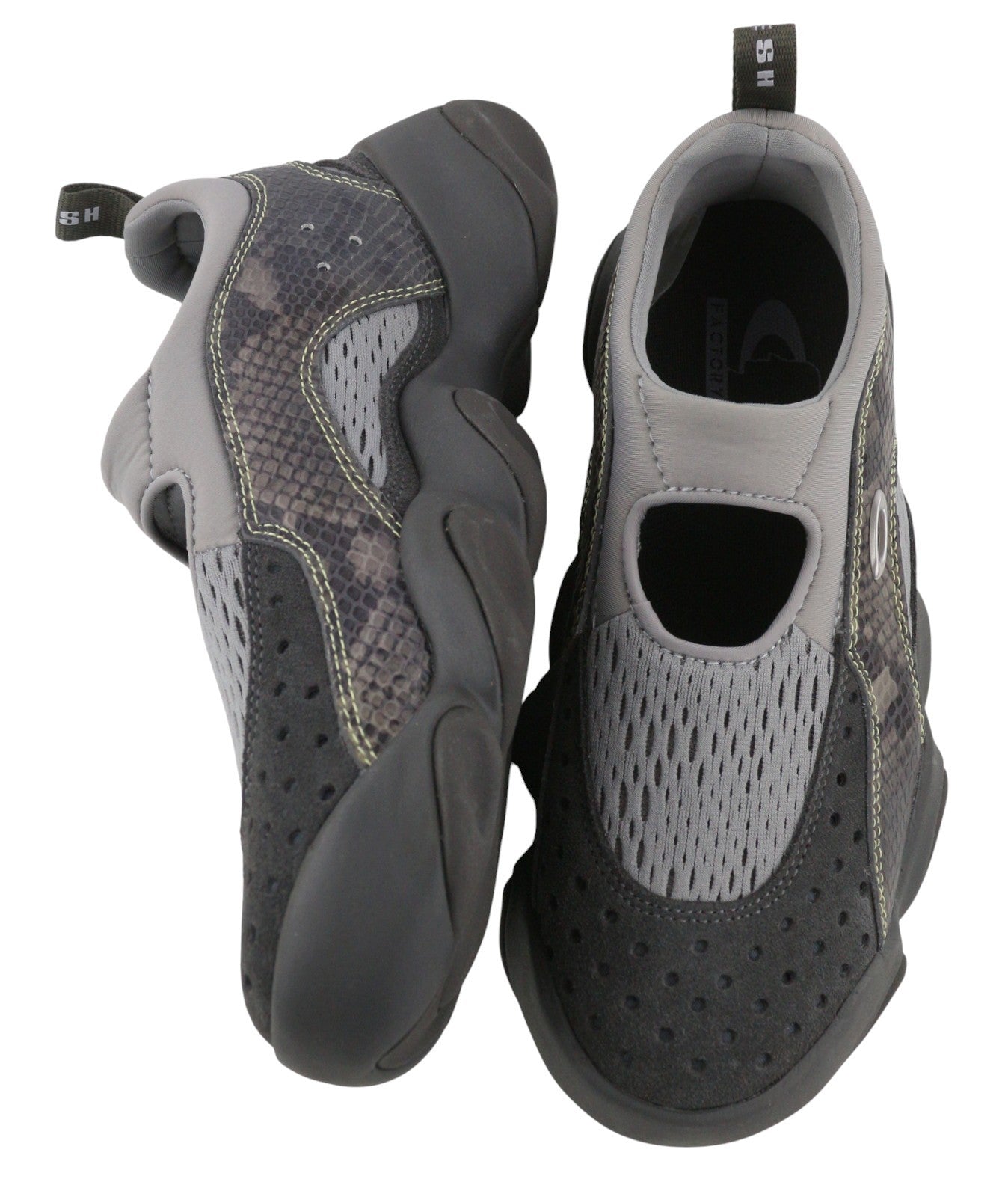 OAKLEY Factory Team x Brain Dead Python Flesh Men Sandals EU41 Pavement Grey Low